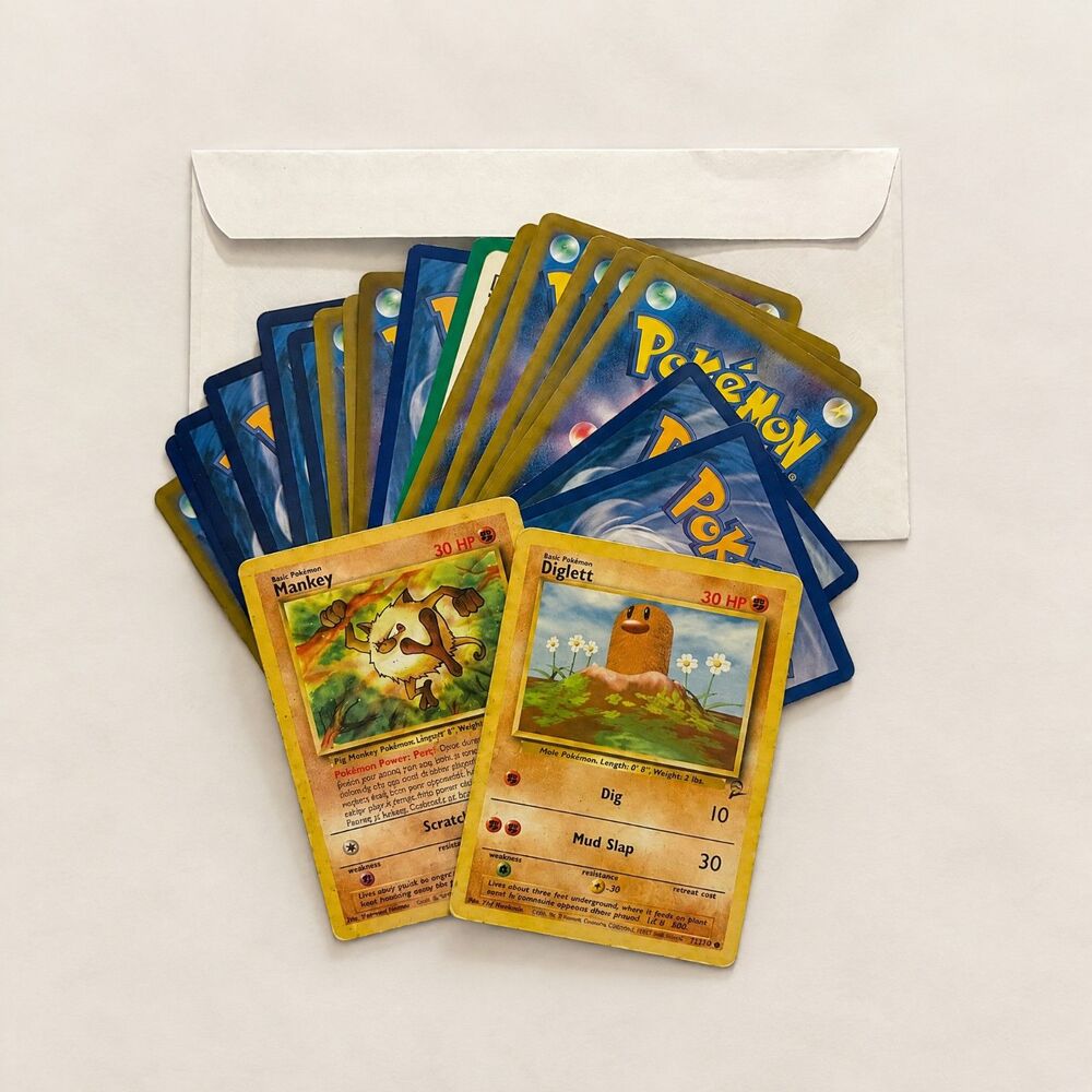 Vintage Mankey & Diglett + Fighting Type Bundle